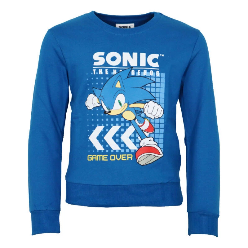 Sonic the Hedgehog Kinder Jungen Pullover Sweater Pulli Gr. 110-140 Baumwolle - Bild 1 von 3