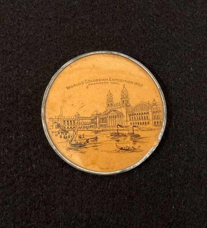 World’s Columbian Exhibition souvenir mirror