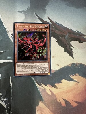 Yugioh Slifer The Sky Dragon Secret Rare Speed Duel SBC1