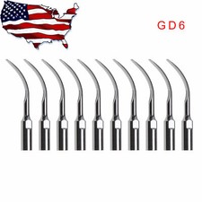 10pcs Scaling Tips GD6 fit DTE SATELEC Dental Ultrasonic Scaler SKYSEA