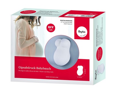 34440000 Schwangerschaftsabdruck Set - Babybauch 1X Gipsabdruck Set Impre...