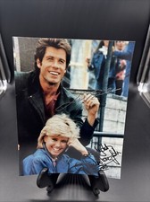 Early Unique JOHN TRAVOLTA - OLIVIA NEWTON-JOHN Autographed 8x10 Photo-COA -*196