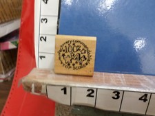 teacher 100 A sayings stars rubber stamp 6e