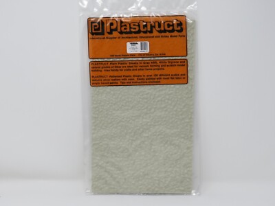 Plastruct 91571 Rock Embankment Patterned Sheets O Scale 1:48