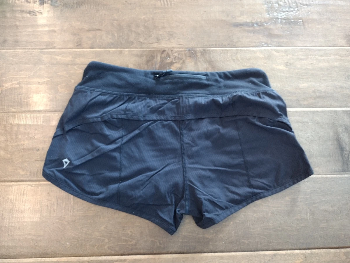 IVIVVA by LULULEMON Girls black Speedy Shorts athletic shorts, size 14