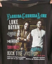 2015 Luke Bryan Kick The Dust Up Tour Tee Trucks Girls Tan Lines & Whiskey/FGL