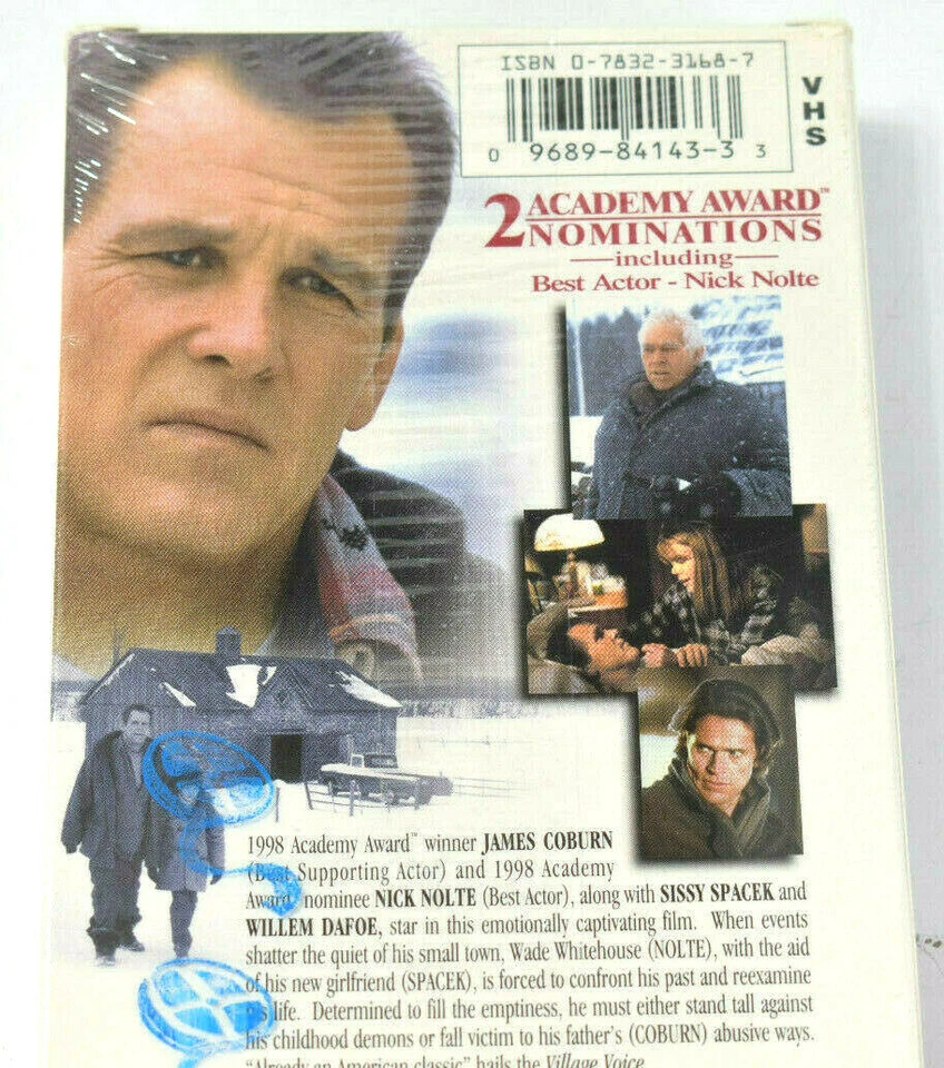 1999 Affliction Movie VHS Nick Nolte Sissy Spacek Watermark Factory Sealed - Image 4 of 4