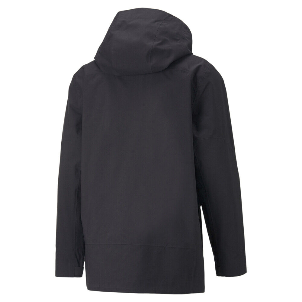 Puma Sympatex Full Zip Jacket Mens Black Casual Athletic Puma Sympatex Full Zip Jacket Mens Black Casual Athletic