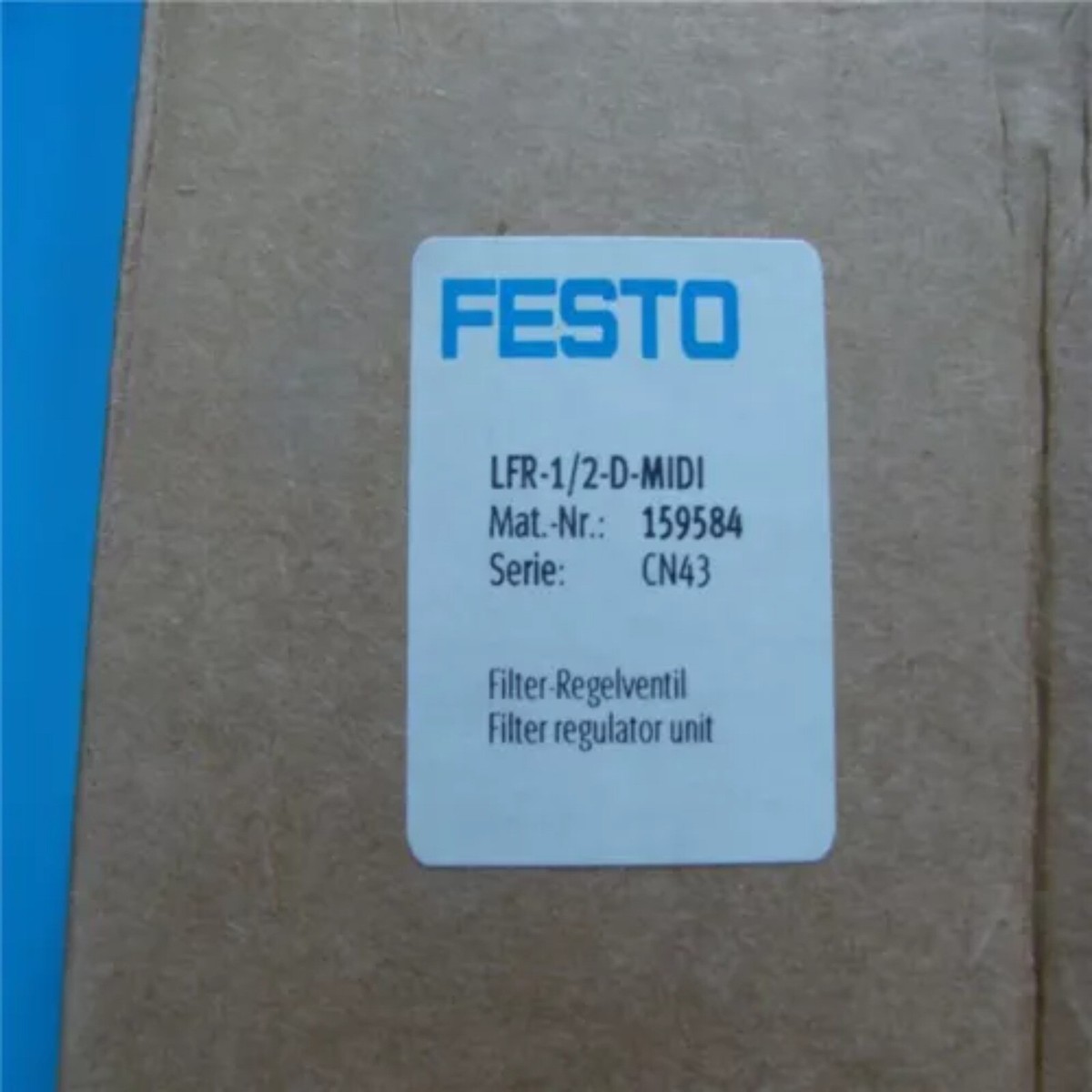 New Festo 159584 LFR-1/2-D-MIDI Filter regulator | eBay New Festo 159584 LFR-1/2-D-MIDI Filter regulator | eBay