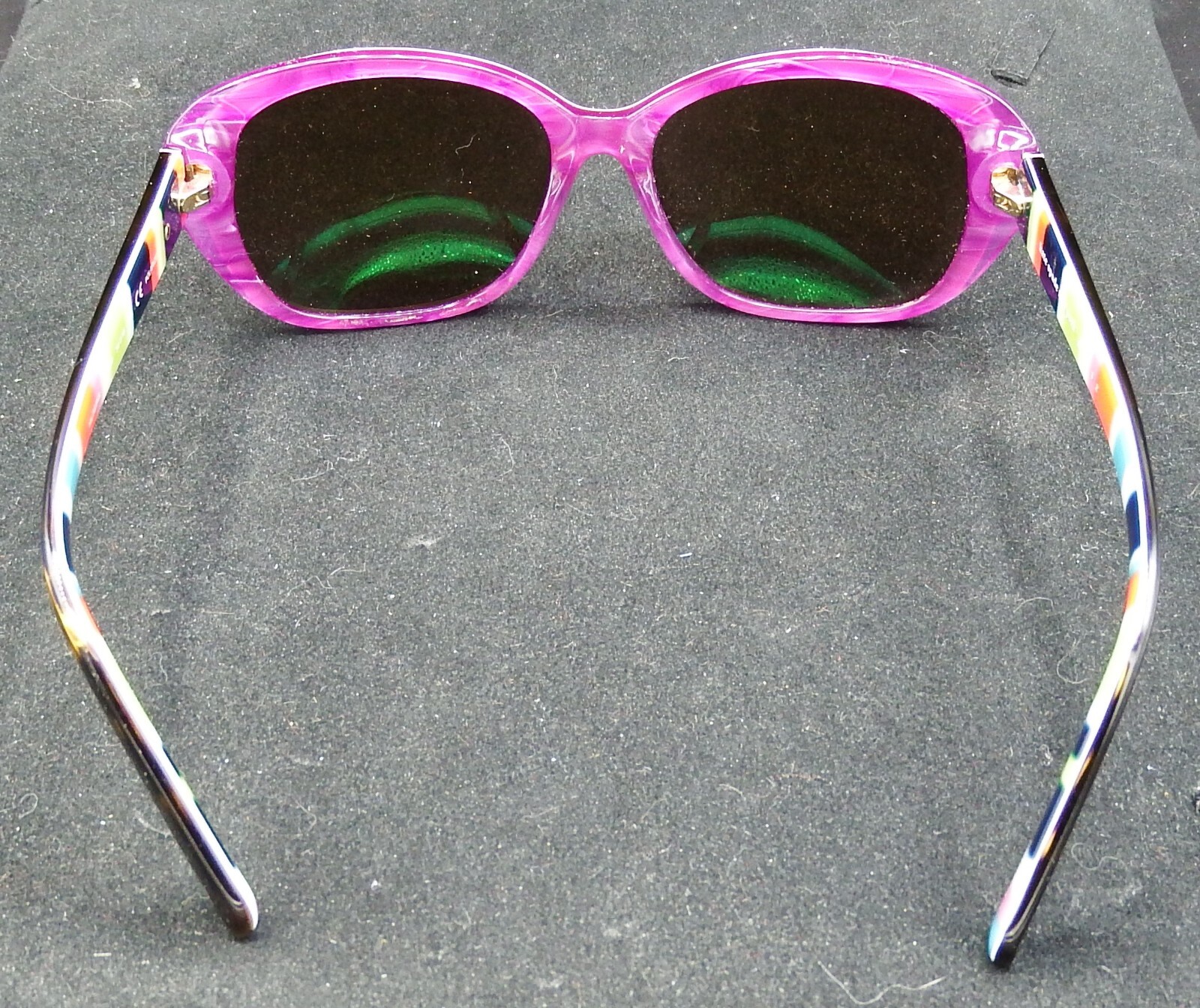 Kate Spade Hilde X72p Tortoise Purple Striped Plastic Polarized