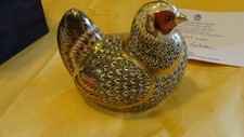 Royal Crown Derby, Limited edition Farmyard Hen, Paperweight.+certificate +Box