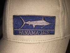 Panama Jack Baseball Hat Cap Small Medium Fish Beige NEW NWT Fishing
