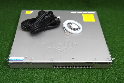 Cisco WS-C3850-12XS-S 12 Port 10G SFP+ Fiber Switch 2 X PSU
