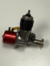 Vintage OK Cub .074 Glow Engine w/ Fuel Tank Model Airplane Motor Made in USA