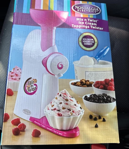 Nostalgia MTC 100 Mix N Twist Ice Cream Yogurt Toppings Twister Summercore Fun