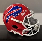 Buffalo Bills Rep Helmet Signed Jim Kelly, Andre Reed & Thurman Thomas with Cert