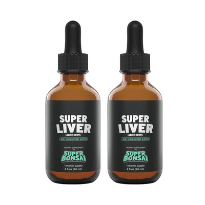 (2-Pack) Super Liver Liquid Drops   Daily Dietary Supplement - 2 fl oz (60 mL)