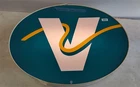 VALERO ENERGY Oval Light Sign 35'' x 27'' vintage gas oil