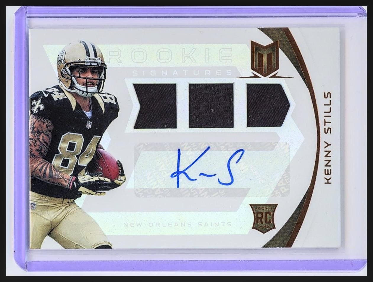 Kenny Stills Panini Momentum #217 Jersey Autograph