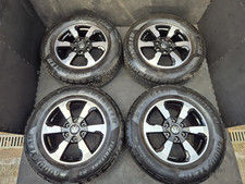 4x Genuine VW Amarok 18" Black Polished Alloy Wheels + Goodyear Tyres. Ranger