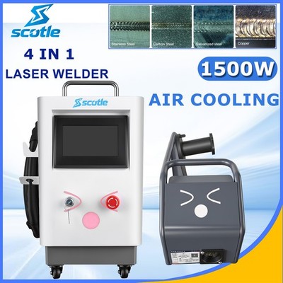 Air Cooling 1500W 4 IN 1 Laser Welding Machine Laser Cleaner Cutting Device