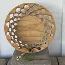 Wobble Bowl Handcrafted Wood Basket Type Cedar Pine Woodland Treasures Kentucky