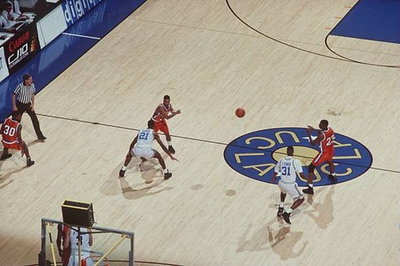 #ad Bruins defenders try to add pressure to two UTEP Miners players du Old Photo AU $9.00