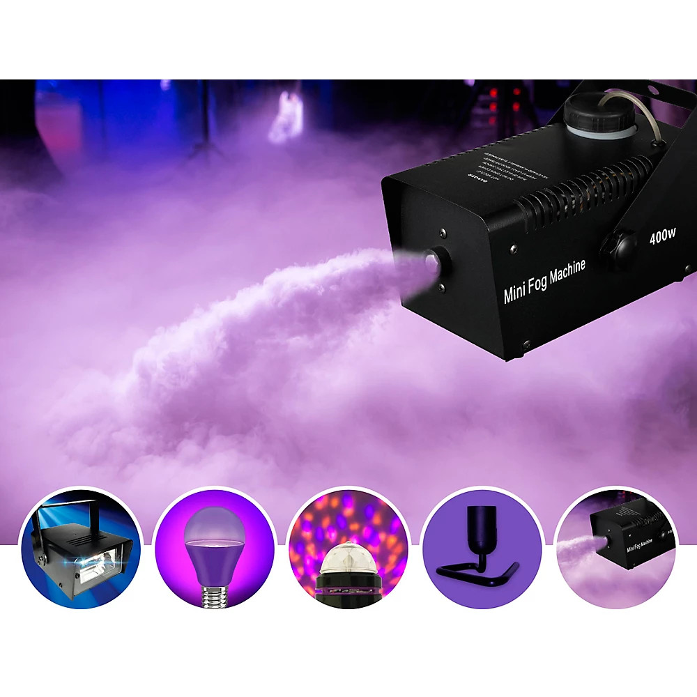 VEI Halloween Party Kit Special Effects Lights LB-107H Fog Machine 11290₽