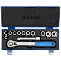 Gedore SteckschlüSselsatz Metrisch 1/2 (12.5 Mm) 13Teilig 2545810