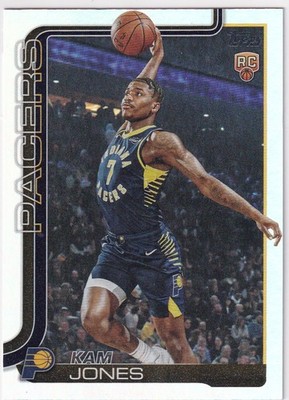 2025-26 TOPPS ** HOLO FOIL RARE  RC ** KAM JONES INDIANA PACERS ROOKIE z6176