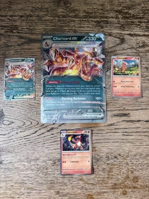 Pokémon Charizard, Charmeleon, Charmander, and Charizard EX Special Set