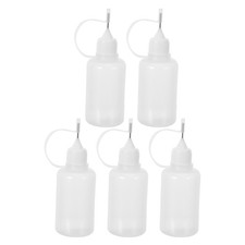 5 Pcs Dispensing and Bottling Precision Needle Tip Bottle Glue Bottles Fine for