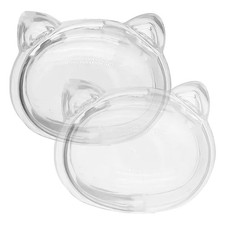 2pcs Clear Cat Hair Collector Box Pet Hair Keepsake Kitten Hair Pendant