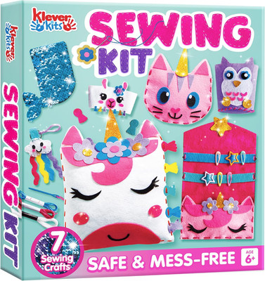 7 Sewing Projects- My First Kids Sewing Kit- Easy DIY Arts and Crafts for Girls,