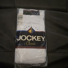 Vintage 2000 Jockey Classic Briefs Style 9007 Size 32 White Y-Front 3 Pack