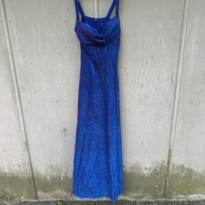 Windsor Prom Formal Maxi Evening Dress Blue Color Shift Sleeveless 7/8