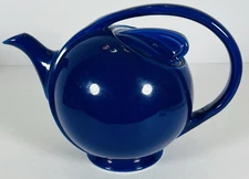 Vintage Art Deco Hall China “Airflow” Cobalt Blue Teapot W/Lid