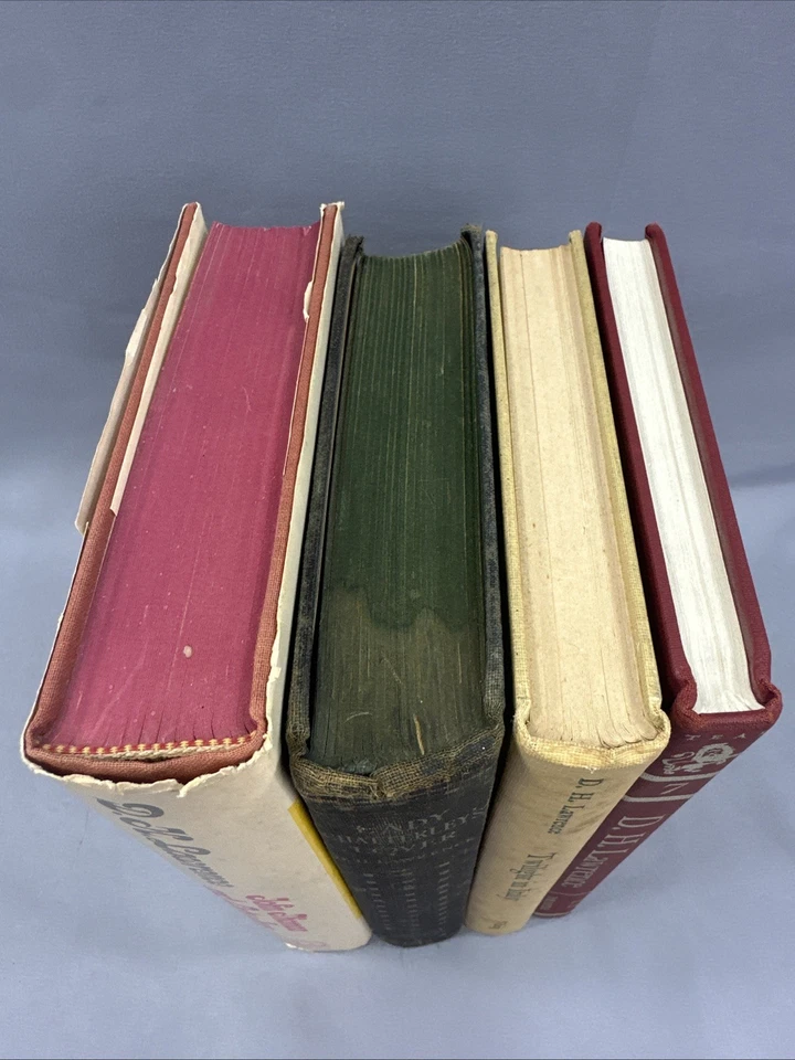 Book Lot of 4 DH Lawrence Mixed Titles Hardcover Books Vintage - Image 4 of 4