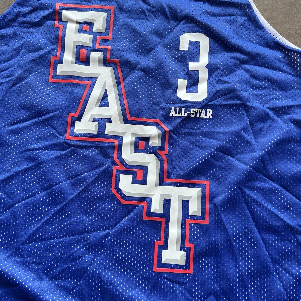 ALLEN IVERSON AUTHENTIC M&N HWC 2004 NBA ALL STAR GAME PRACTICE