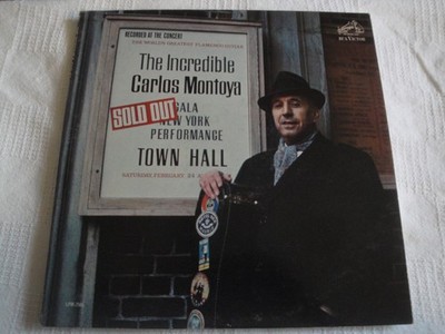 CARLOS MONTOYA THE INCREDIBLE CARLOS MONTOYA VINYL LP ALBUM 1962 RCA VICTOR