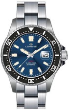 LORENZ DIVER CERAMICA 28185BB<br />Orologio Uomo Automatico Sub 100 Metri Blu Ac