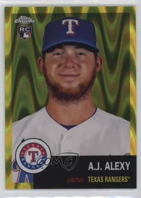 2022 Topps Chrome Platinum Anniversary 64/250 AJ Alexy #362 Rookie RC 07rd