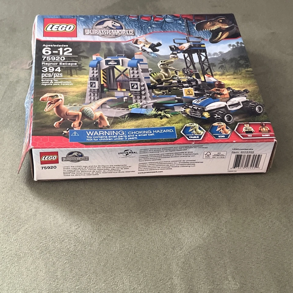 LEGO Jurassic World: Raptor Escape (75920) New Open Box - Image 4 of 4