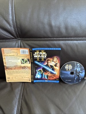 Star Wars Episode 2-Attack of the Clones (DVD, 2002) No Case, Movie Disc + Art