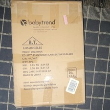 Baby Trend EZ-LIFT Plus Infant Rear-Facing Car Seat Base, Black CB02100A