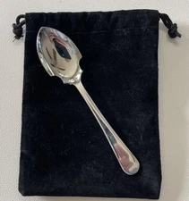 New Sheffield England  Chromium Plated Baby / Infant Spoon 5”