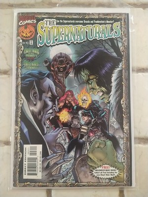 THE SUPERNATURALS #3 Marvel 1998 with Mask Ghost Rider Jack O Lantern 