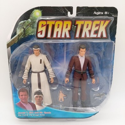 James T. Kirk und Mr. Spock Star Trek IV Figurenset 2009 Diamons Select NEU OVP