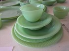 Vintage, Jadeite, Fire King, Jane Ray, Glass, 4 Full Place Settings and Extras — photo 5
