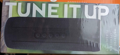 Tune It Up Waterproof Wireless Speaker Flashlight 1800mAh Clip Enabled